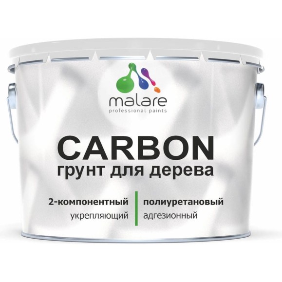 Полиуретановый грунт MALARE 2К CARBON по дереву, двухкомпонентный выравнивающий износостойкий укрепляющий УФ-стойкий, 9 кг + 360 гр отвердитель 4660504744174 ПУГДЕРПР0900 Полиуретановый грунт MALARE 2К CARBON по дереву, двухкомпонентный выравнивающий износостойкий укрепляющий УФ-стойкий, 9 кг + 360 гр отвердитель 4660504744174 ПУГДЕРПР0900
