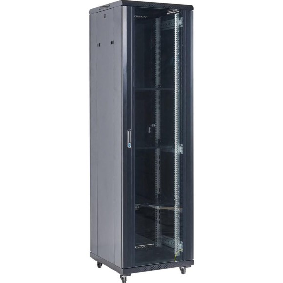 Напольный шкаф REXANT, 19 дюймов, 42U, 800x800x2054 (ШxГxВ), дверь стекло, боковые съемные стенки, RAL 9005 04-4288-212 Напольный шкаф REXANT, 19 дюймов, 42U, 800x800x2054 (ШxГxВ), дверь стекло, боковые съемные стенки, RAL 9005 04-4288-212