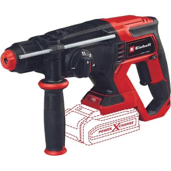 Перфоратор аккумуляторный Einhell PXC TE-HD 18/20 Li,1x18В,3 режима,1.8Дж,20мм,кейс,без АКК и ЗУ 4514260 Перфоратор аккумуляторный Einhell PXC TE-HD 18/20 Li,1x18В,3 режима,1.8Дж,20мм,кейс,без АКК и ЗУ 4514260