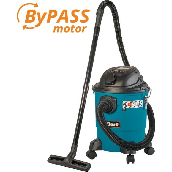 Пылесос для сухой и влажной уборки BORT BSS-1220-P 93417449 Пылесос для сухой и влажной уборки BORT BSS-1220-P 93417449