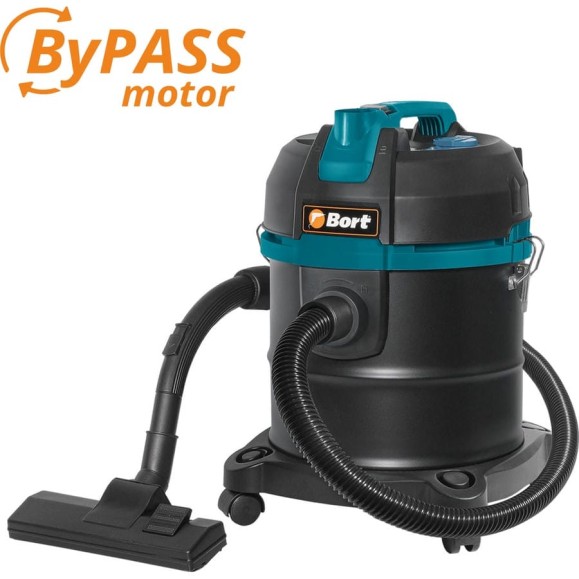 Пылесос для сухой и влажной уборки BORT BSS-1220 BLACK 93412598 Пылесос для сухой и влажной уборки BORT BSS-1220 BLACK 93412598