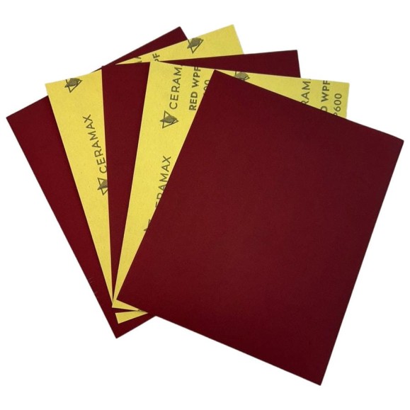 Абразивная бумага водостойкая - наждачка CERAMAX RED WPF Р280, 230x280 мм, 50 шт. 1CRX1245 Абразивная бумага водостойкая - наждачка CERAMAX RED WPF Р280, 230x280 мм, 50 шт. 1CRX1245