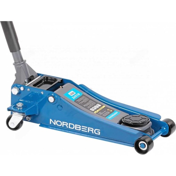 Домкрат подкатной NORDBERG 2,5 т с резиновой насадкой. N32025E Домкрат подкатной NORDBERG 2,5 т с резиновой насадкой. N32025E