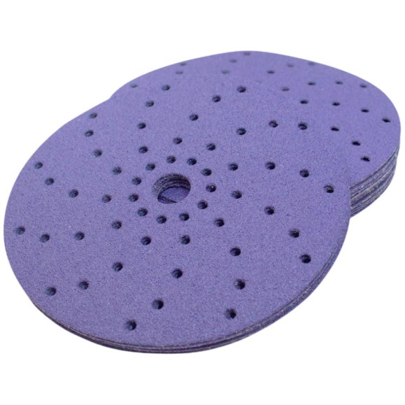 Абразивные круги 150 мм CERAMAX PURPLE PAPER, multiholes P320, 50 шт. 1CRX1057 Абразивные круги 150 мм CERAMAX PURPLE PAPER, multiholes P320, 50 шт. 1CRX1057