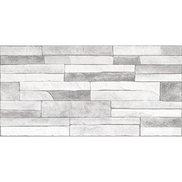 Плитка облицовочная рельефная Дискавер / Discover AlmaCeramica 249x500x8, 1,1205м2 серый TWU2550DCV17