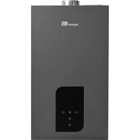 Газовый котел Е8tempo 24 кВт, одноконтурный, серый металл GHB24V