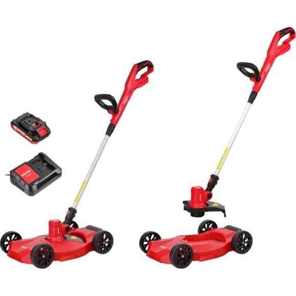 Триммер аккумуляторный WORTEX TB 2818 ALL1 XLT SET 18В, шир.скаш.300 мм, авт.головка, леска 1.6 мм 1334833