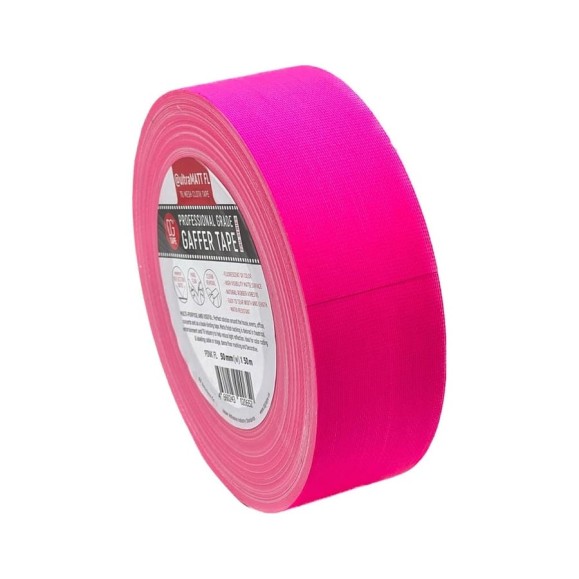 Клейкая лента DGTAPE ultraMATT - Гаффа тейп 50мм/50м - Розовый (светится в ультрафиолете) UMF50/50/P Клейкая лента DGTAPE ultraMATT - Гаффа тейп 50мм/50м - Розовый (светится в ультрафиолете) UMF50/50/P