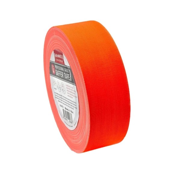 Клейкая лента DGTAPE ultraMATT - Гаффа тейп 50мм/50м - Оранжевый (светится в ультрафиолете) UMF50/50/O Клейкая лента DGTAPE ultraMATT - Гаффа тейп 50мм/50м - Оранжевый (светится в ультрафиолете) UMF50/50/O
