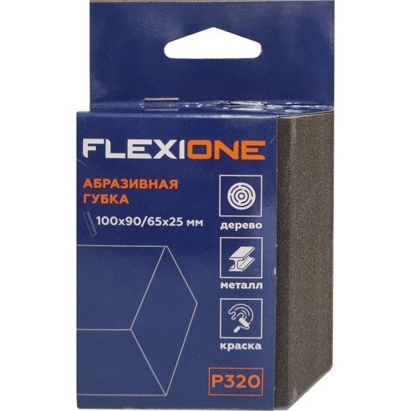 Губка абразивная Flexione 4-х стр. 100x90/65x25мм Р320 Flexiоne (трапецевидная) 90000524 Губка абразивная Flexione 4-х стр. 100x90/65x25мм Р320 Flexiоne (трапецевидная) 90000524