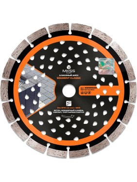 Диск алмазный по бетону Segment Classic MKSS Toolbox SS0101 230x10x22.23мм SS01010230