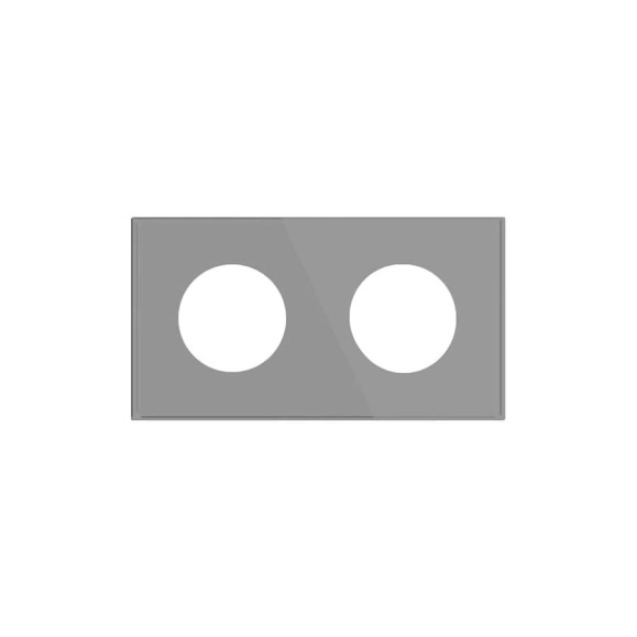 Рамка Arlight стеклянная FRM-GLARE-GC-2-GR 1шт 043837 Рамка Arlight стеклянная FRM-GLARE-GC-2-GR 1шт 043837