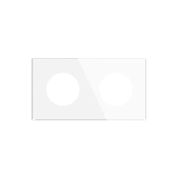 Рамка Arlight стеклянная FRM-GLARE-GC-2-WH 1шт 043835 Рамка Arlight стеклянная FRM-GLARE-GC-2-WH 1шт 043835