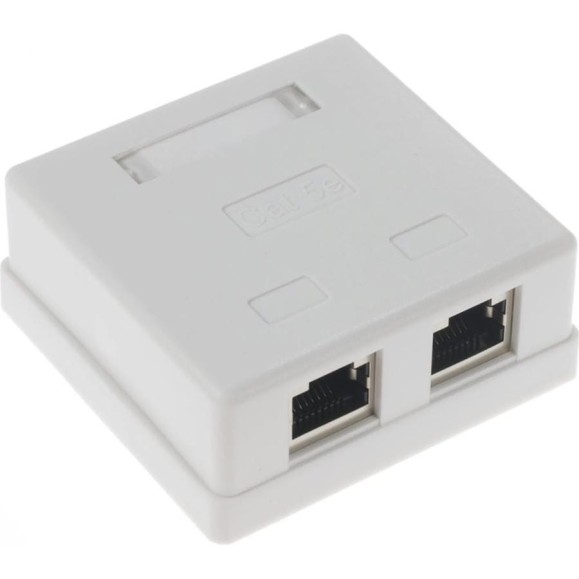 Экранированная компьютерная розетка Retic на 2 порта RJ-45, 8p8c, cat. 5e, на плате 10 шт J-8P8C-C5e-SH-2P-TWCS/10 Экранированная компьютерная розетка Retic на 2 порта RJ-45, 8p8c, cat. 5e, на плате 10 шт J-8P8C-C5e-SH-2P-TWCS/10