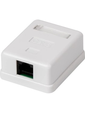 Компьютерная розетка Retic на 1 порт RJ-45, 8p8c, cat. 6, на плате 100 шт J-8P8C-C6-1P-TWCS/100