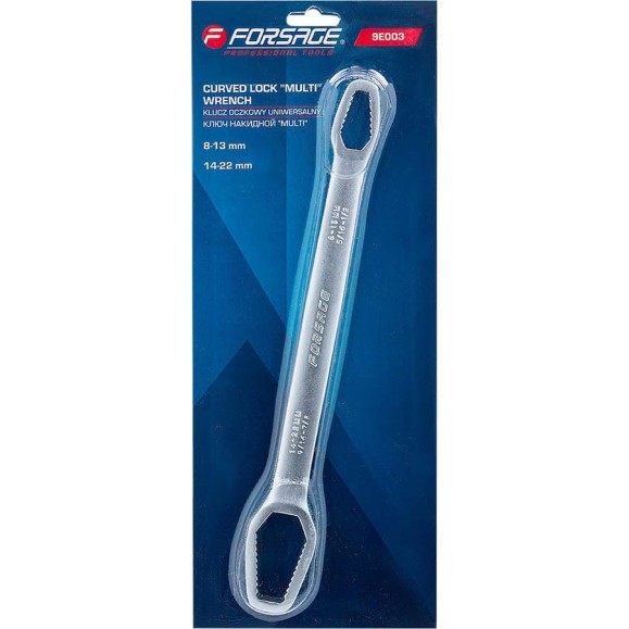 Ключ накидной Forsage Multi(8-13мм, 14-22мм), в блистере F-9E003(27292)