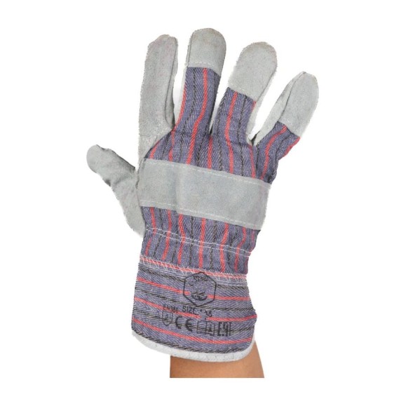 Перчатки монтажные спилковые комбинированные SAMGRUPP р.10,5/XL, 240 пар, SAMC-074000002-240 Перчатки монтажные спилковые комбинированные SAMGRUPP р.10,5/XL, 240 пар, SAMC-074000002-240