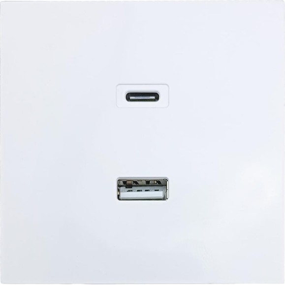 Розетка Lezard ZIMA TC+ USB разъем, белая 704-0288-192TC Розетка Lezard ZIMA TC+ USB разъем, белая 704-0288-192TC