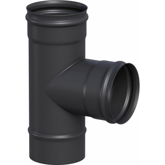 Тройник Металлик и Ко 115, AISI 430 0.80, RAL 9005, терм. о О0000148145