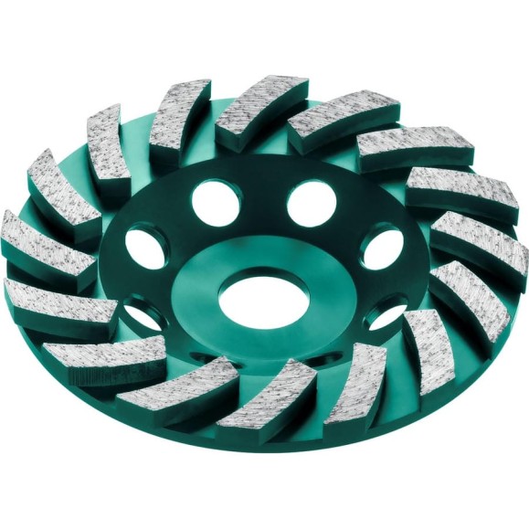 Сегментная алмазная чашка KRAFTOOL Industrial Turbo 125 мм 33368-125 Сегментная алмазная чашка KRAFTOOL Industrial Turbo 125 мм 33368-125