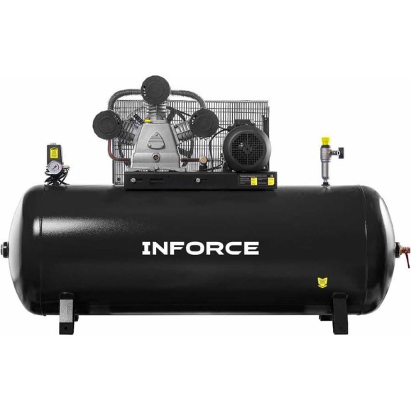 Ременной компрессор Inforce (500 л; 10 бар; 950 л/мин) IBCW-500L-3P/950 Ременной компрессор Inforce (500 л; 10 бар; 950 л/мин) IBCW-500L-3P/950