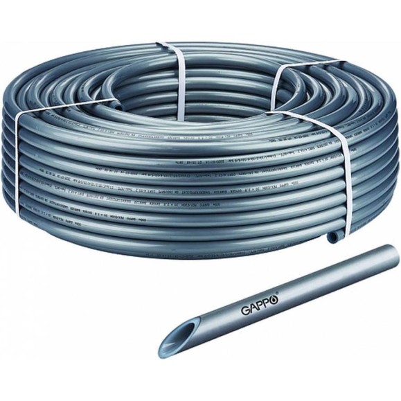 Труба PEX/EVOH с кислородным барьером Gappo 20x2,8 100 метров (уп. из 100 м) G1391 Труба PEX/EVOH с кислородным барьером Gappo 20x2,8 100 метров (уп. из 100 м) G1391