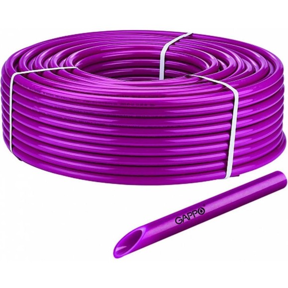 Труба с кислородным барьером Gappo PEX/EVOH 16x2,2 G1381 Труба с кислородным барьером Gappo PEX/EVOH 16x2,2 G1381