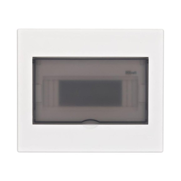 Корпус Dekraft пластиковый, навесной прозр. дв. 1 ряд 9 мод. IP41 ЩРН-П 31062DEK
