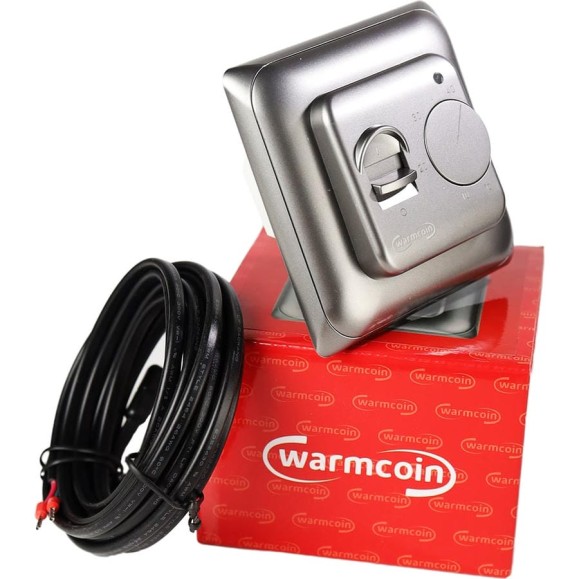 Терморегулятор механический Warmcoin W70 графит W70_графит