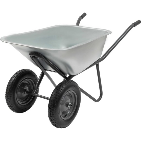 Двухколесная усиленная тачка Gigant с оцинкованным кузовом 110л ZAW-05 Двухколесная усиленная тачка Gigant с оцинкованным кузовом 110л ZAW-05