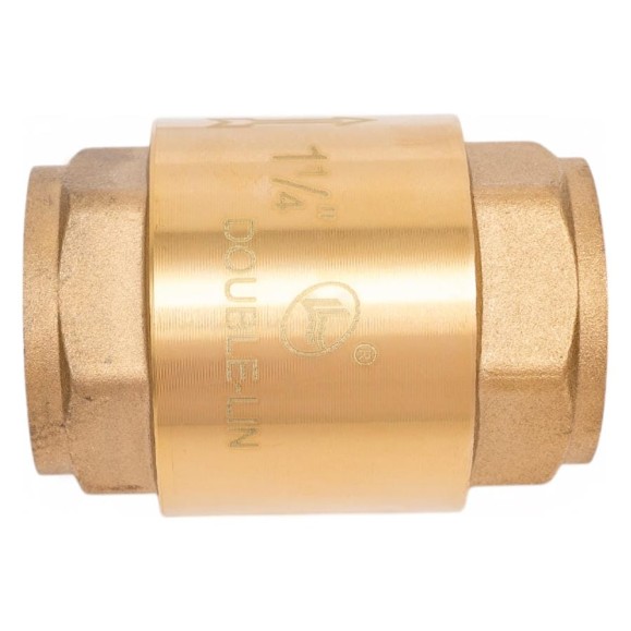 Обратный клапан DOUBLE-LIN латунный золотник В/В Ø1 1/4" LL5022 (1 1/4") Обратный клапан DOUBLE-LIN латунный золотник В/В Ø1 1/4" LL5022 (1 1/4")
