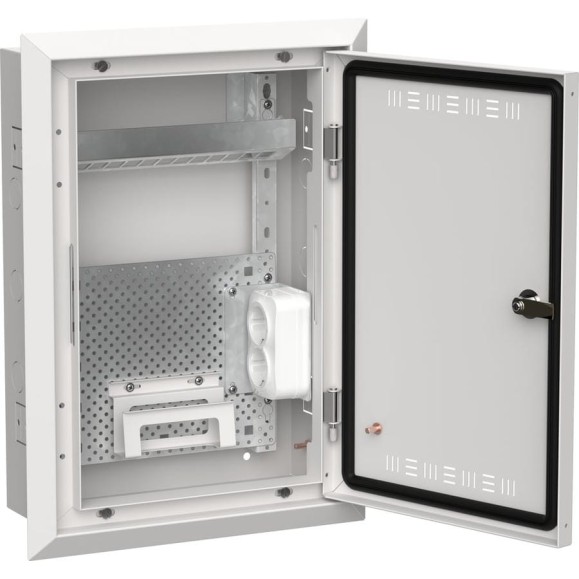 Корпус мультимедиа IEK TITAN 5 ЩРв-24 (1x24) белый TI5-51-V-024-30 Корпус мультимедиа IEK TITAN 5 ЩРв-24 (1x24) белый TI5-51-V-024-30