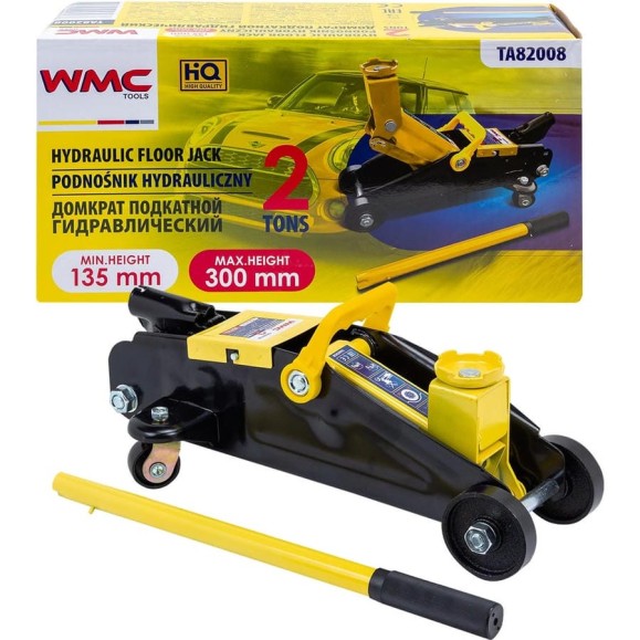 Гидравлический подкатной домкрат WMC TOOLS 2 т WMC-TA82008(51850) Гидравлический подкатной домкрат WMC TOOLS 2 т WMC-TA82008(51850)