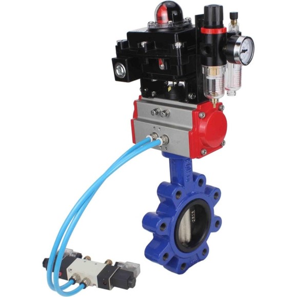 Затвор DN.ru QT450-304-EPDM-2W-Fb-H Ду150 Ру16 LUG пн.привод, пн.распред., БПВ, БКВ D050-51622 Затвор DN.ru QT450-304-EPDM-2W-Fb-H Ду150 Ру16 LUG пн.привод, пн.распред., БПВ, БКВ D050-51622