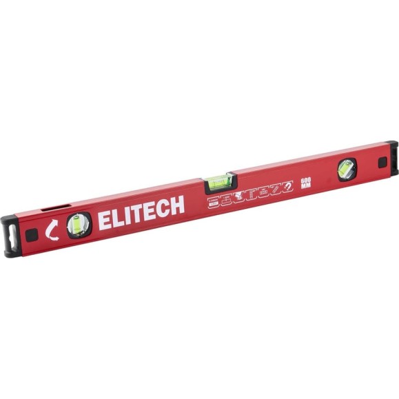 Уровень пузырьковый Elitech 60 см, магнитный, 3 глазка 320102 207193 Уровень пузырьковый Elitech 60 см, магнитный, 3 глазка 320102 207193