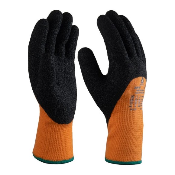 Утепленные акриловые перчатки с начесом Jeta Safety с латексным покрытием на 3/4, размер 10/XL JLW-401-XL Утепленные акриловые перчатки с начесом Jeta Safety с латексным покрытием на 3/4, размер 10/XL JLW-401-XL