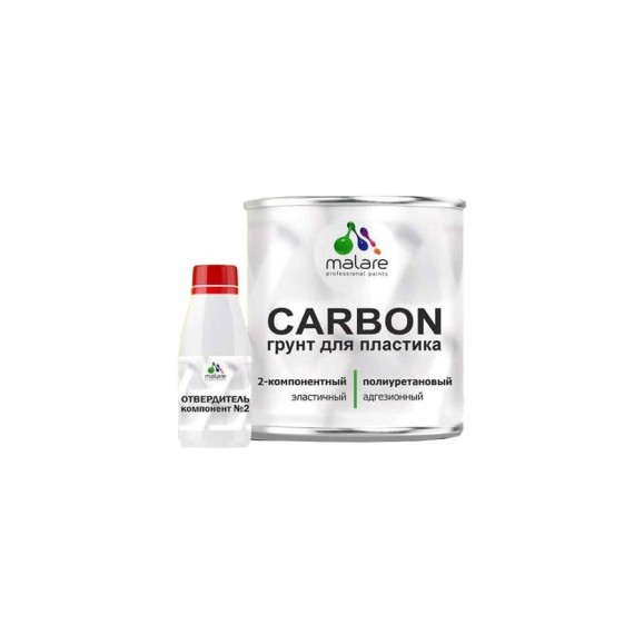 Полиуретановый грунт MALARE 2К CARBON для пластика, двухкомпонентный высокопрочный износостойкий укрепляющий УФ-стойкий эластичный, 9 кг + 360 гр отвердитель 4660504765490 ПУГПЛСТПР0900 Полиуретановый грунт MALARE 2К CARBON для пластика, двухкомпонентный высокопрочный износостойкий укрепляющий УФ-стойкий эластичный, 9 кг + 360 гр отвердитель 4660504765490 ПУГПЛСТПР0900