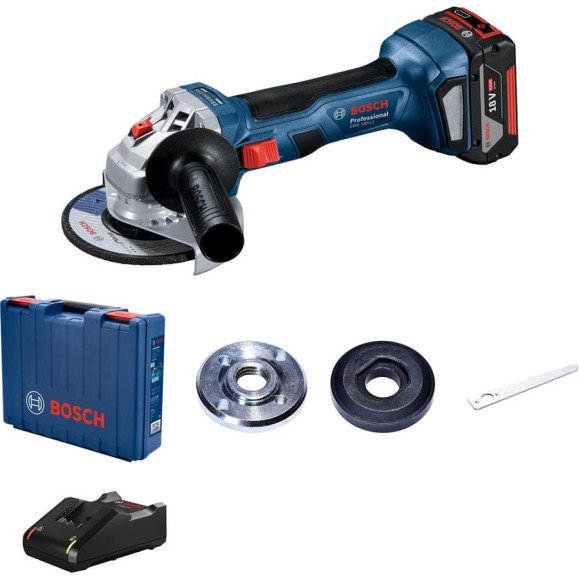 Аккумуляторная угловая шлифмашина Bosch GWS 180-LI + батарея + ЗУ 06019H90R1 Аккумуляторная угловая шлифмашина Bosch GWS 180-LI + батарея + ЗУ 06019H90R1