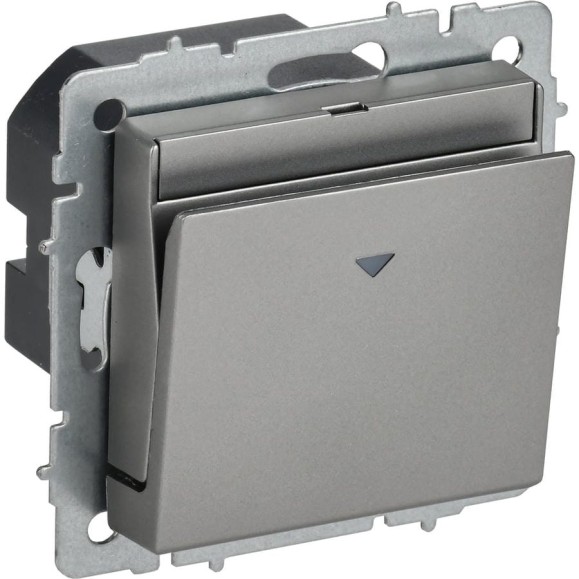 Выключатель карточный IEK BRITE 30А ВС10-1-8-БрС сталь BR-V11-0-10-K46 Выключатель карточный IEK BRITE 30А ВС10-1-8-БрС сталь BR-V11-0-10-K46
