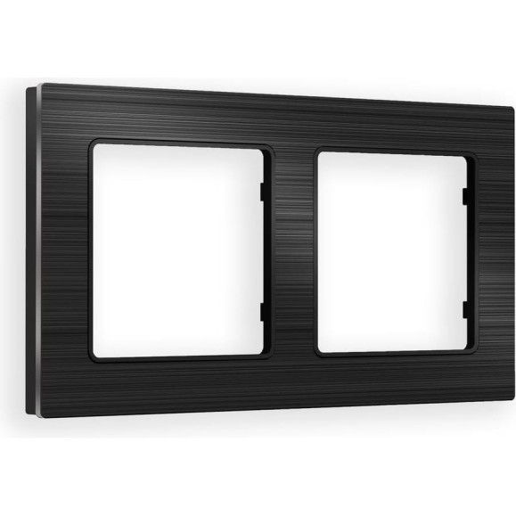 Рамка на 2 поста Ambrella VOLT ALFA Platos AF550502 Рамка на 2 поста Ambrella VOLT ALFA Platos AF550502