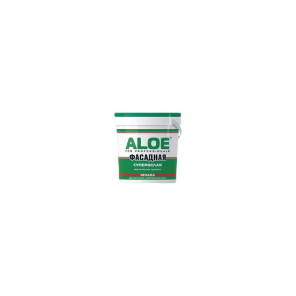 Краска ALOE ВД-АК фасадная супербелый 7 кг 8547 Краска ALOE ВД-АК фасадная супербелый 7 кг 8547