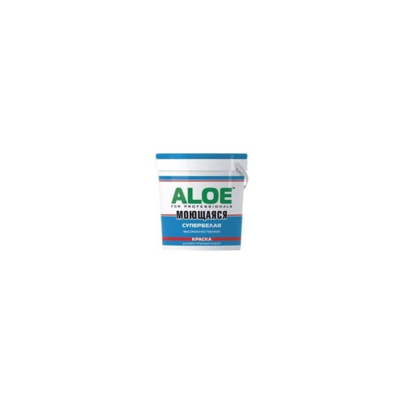 Краска ALOE ВД-АК моющаяся супербелый 7 кг 8543 Краска ALOE ВД-АК моющаяся супербелый 7 кг 8543