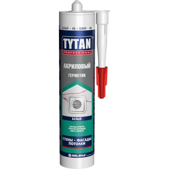 Герметик акриловый TYTAN PROFESSIONAL белый 280 мл 14889 262446 Герметик акриловый TYTAN PROFESSIONAL белый 280 мл 14889 262446