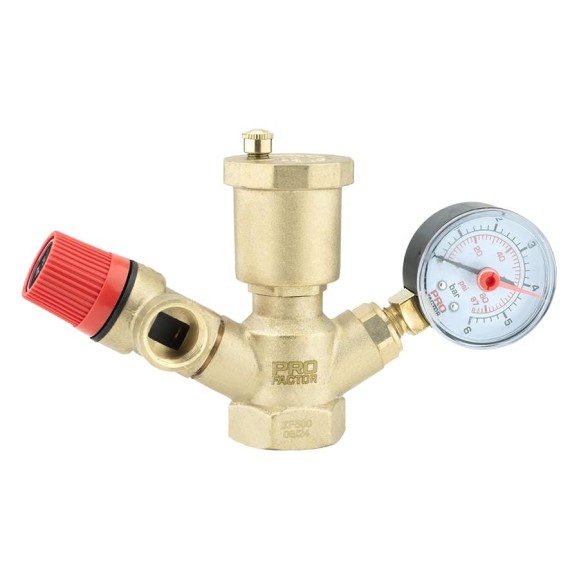 Группа безопасности котла PROFACTOR Y-mod. 1- 1,5 bar PF BS 573-1.5 Группа безопасности котла PROFACTOR Y-mod. 1- 1,5 bar PF BS 573-1.5