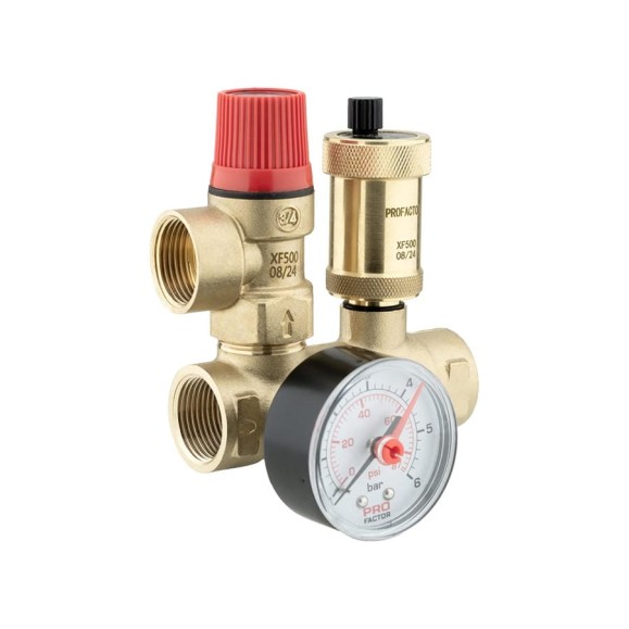 Группа безопасности котла PROFACTOR проходная 3/4 PF BS 607 Группа безопасности котла PROFACTOR проходная 3/4 PF BS 607