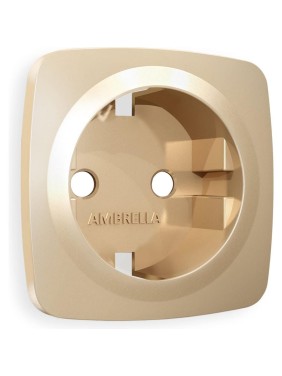 Лицевая панель Ambrella VOLT для электрической розетки с заземлением OMEGA OP6060