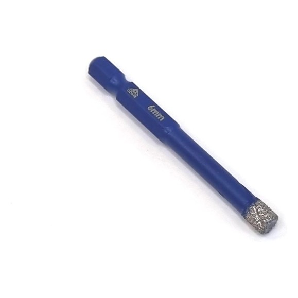Коронка алмазная CORTE с шестигранным хвостовиком 1/4 HEX 6 мм. SBH06
