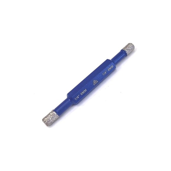 Коронка алмазная CORTE двусторонняя с шестигранным хвостовиком 3/8 HEX 6-6 мм. SBH0606 Коронка алмазная CORTE двусторонняя с шестигранным хвостовиком 3/8 HEX 6-6 мм. SBH0606