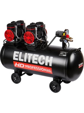 Компрессор безмасляный малошумный Elitech ACF 500-120S 204541
