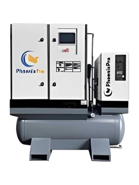 Винтовой компрессор (22kw,8bar,VSD ,IP23 Motor, 4in1, 400L ресивер, 3 фильтра) PhoenixPro LP22PM-D 8RAT